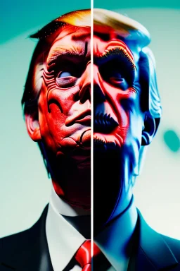 Ultra realistic image, Donald trump zombie, zombie performance, suit, skull, blood, torn arm, night, walking twisted, waist up view, thriller style, dark ambient, highly detailed, White House background, concept art, unreal engine 5, ray tracing, RTX, ultra detail, volumetric lighting, high definition, high resolution.