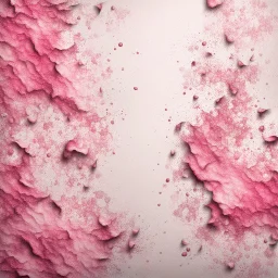 Hyper Realistic Pink Texture on White-Grungy-Background