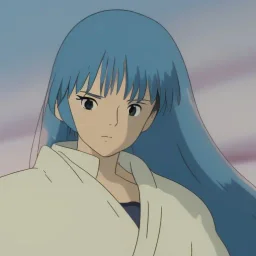 Top Tier Waifu Material,Light Blue Hair,Straight Hair