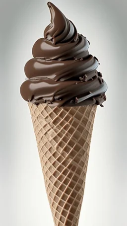 Chocolate Ice cream cone