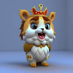 King cheerful 3D cute