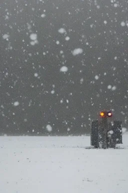 SNOW FALLING ON 1950 NEWYOURK