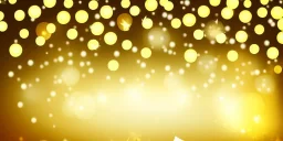 Festive abstract Christmas bokeh background - golden bokeh lights, beige - New Year, Anniversary, Wedding, banner