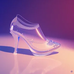 cinderellas crystal glass shoe ,magical, snow, sharp, intricate ornate, elegant, highly detailed, transparent, artstation, concept art, smooth, sharp focus, illustration, 8k,