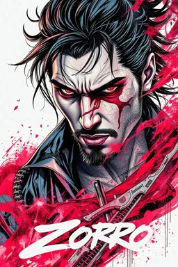 Zorro, centered| key visual| intricate| highly detailed| breathtaking beauty| precise lineart| vibrant| comprehensive cinematic| Carne Griffiths| Conrad Roset, best quality, Trending on artstation, Trending on MidJourney, Award Winning, Timeless art work, Masterpiece, Genius, Worldclass, Extra ordinary, Aesthetic, Beautiful, Stunning, Brilliant, cinematic, Dynamic, Cinematic lighting, inspirational, 4K resolution, 8K resolution, Artstation HD, Artstation HQ, Vivid, Vibrant, Ultra detailed,