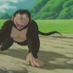 a monkey coming to kill you