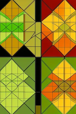 The three regular tilings of the plane.