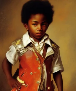 wealthy African American young boy by Delacroix