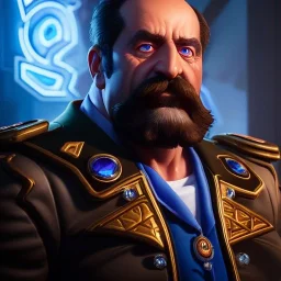 Ultra detailed fullbody Portrait in oil on canvas of heroes of the storm -Stukov,extremely detailed digital painting,intense stare, extremely detailed face, crystal clear eyes, mystical colors ,perfectly centered image, perfect composition, rim light, beautiful lighting,masterpiece ,8k, stunning scene, raytracing, anatomically correct, in the style of Steve Jung and robert e howard and Wizyakuza and Ohrai Noriyoshi and Simon Bisley and uncannyknack.