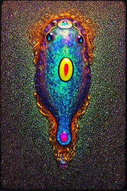 disco paramecium; a neo-surrealistic, expressionistic lowbrow statement piece