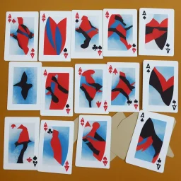 cards with painted salutes