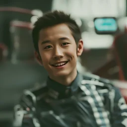 driving race car