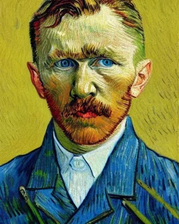 portrait of hitler van gogh