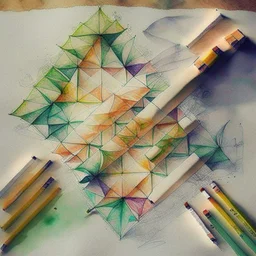 Utilize rolling papers or joints as a foundational element, arranging them in a diagonal pattern that spans the entire canvas. watercolour sketch