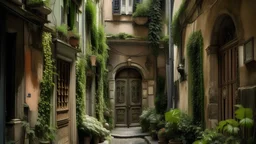 Via Margutta, Rome A hidden street in the heart of Rome, where art and history intertwine. The facades are adorned with vines and the doors of the art studios invite you to discover secrets of artists who once called this street home.