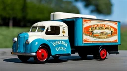 dinky electric milk truck