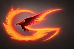 Phoenix like infinity logo