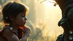 Beautiful "Brave New World", (Aldous Huxley), children, devotion, love, companionship, exquisite composition, beauty, magic, fantasy, close foreground detail, beautiful intricate insanely detailed octane render, 16k artistic photography, photorealistic concept art, soft natural volumetric cinematic perfect light, chiaroscuro, award-winning photograph, masterpiece