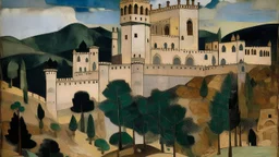 A Moorish fortress painted with tales by Picasso.