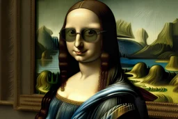 the gioconda with sunglasses