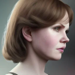 A merge of ginnifer goodwin and nicole kidman and amy adams and emily watson, one face, drawing, portrait, steampunk, detailed, 8K