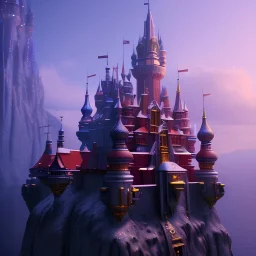 Pixar style castle, 8k resolution, unreal engine 5, photorealistic, ultra detailed