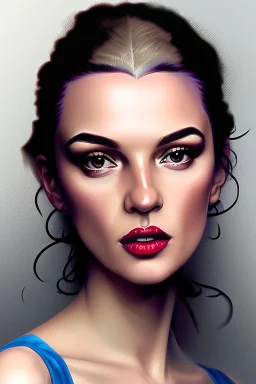 Extremely rich break up pop artist called Ylva Muisosse known for her beauty Portrait