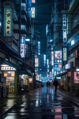 tokyo cyberpunk street