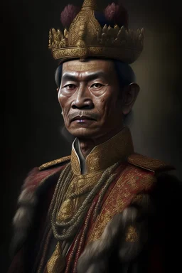 portrait of king hayam wuruk