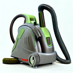 vacuum cleaner with hose stylized side view
