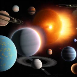 solar system, cosmos, comets, celestial objects, thumbnail, detailed