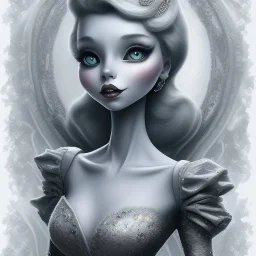 tim burton style cinderella