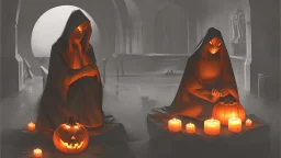 jack o Lantern grim reaper andrea del sarto