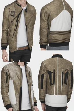 jacket design on two different sides