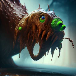 Fluid ink liquid creature,unreal engine 5, 8k resolution, photorealistic, ultra detailed