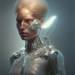 blonde superwoman. oil on canvas, volumetric lighting, beksinski