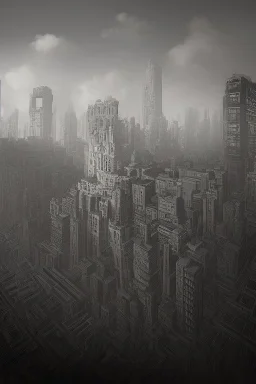 surrealis monochrome A fragmented, surreal sculpture liguid color of photorealistic image 3d,psychedelic art glossy emerging from devilish a crumbling San Francisco bridge building. The face appear and intricate details, evoking a haunting expression. set against a backdrop of stormy, cloud-filled skies. bauhaus art The overall tone is dark and moody, suggesting themes of decay and transformation.