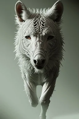 half-animal half-human creature,intricate, realistic, digital art, meticulously detailed