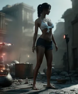 Ultra Realistic image, medium shot view, woman making the fuck off gesture, highly detailed, unreal engine 5, RTX, ultra detail, volumetric lighting, finely drawn, high definition, high resolution.