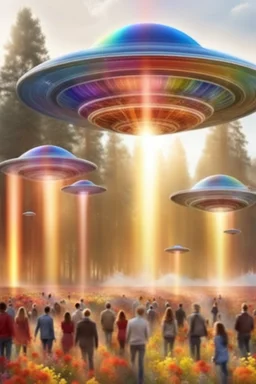 ufos rainbows,beautifuls paysages, fantastic colours, flowers gardens