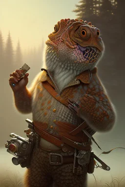 award winning portrait of crappie, in the style of homer winslow, character design unreal engine 5, artistic lighting, highly detailed, photorealistic, fantasy