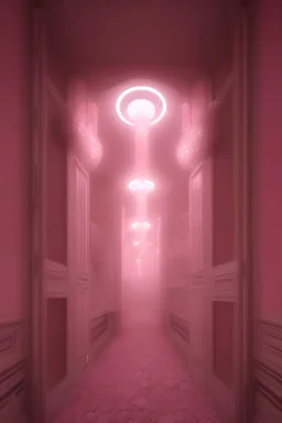 Backrooms, pink, creepy