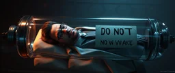 airbrush 3d rendering, mafia Doctor Vex is now officially in stasis. No experiments. No clones. No accidental galaxy-ending breakthroughs. Just a big glass tube with a sign: DO NOT WAKE — PHOTOSHOOT PENDING :)