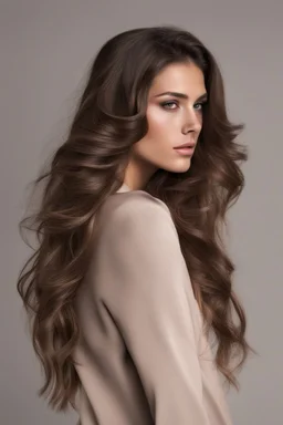 a female model with long hair, جَميل