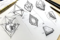 Analyzing diamond concepts sketches without scribbling