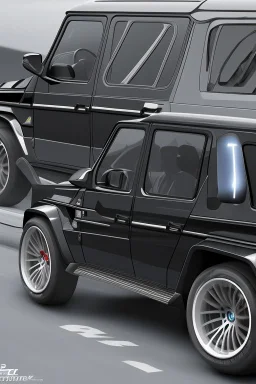 BMW G-Class musou black hyper sport, Rear View, 4K, Ultra Realistic