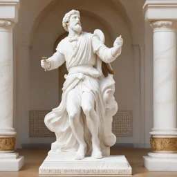 buster mauresque d alger chantant (Charles Corider, 1856) marbre sculpté