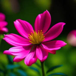 a pink flower blooming beautifully