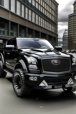 Cross between a Bentley and a Ford F350 Super Duty