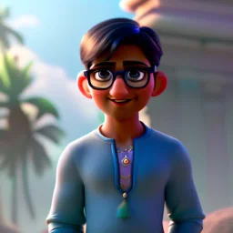 Indian Boy with Glasses